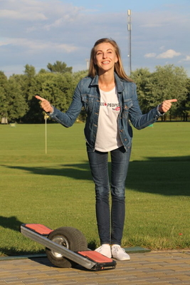 Het openen 1500w Één Wiel Elektrisch Skateboard 30 tot 35km